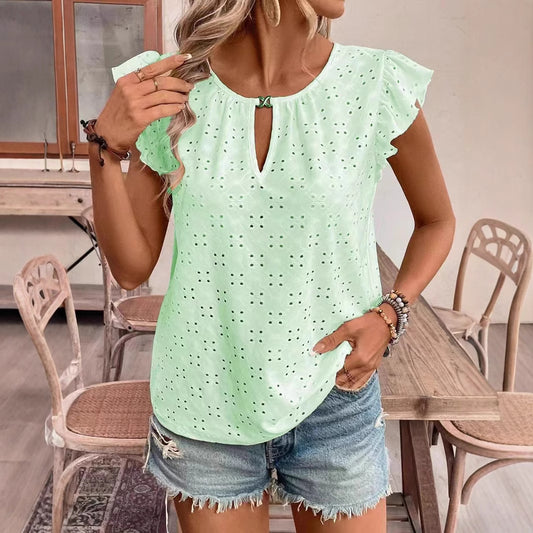 Chemisier pour femmes avec détails œillet Chic und Stil