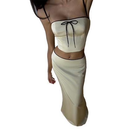 Robe maxi A ligne deux pièces élégante Chic und Stil pour dames