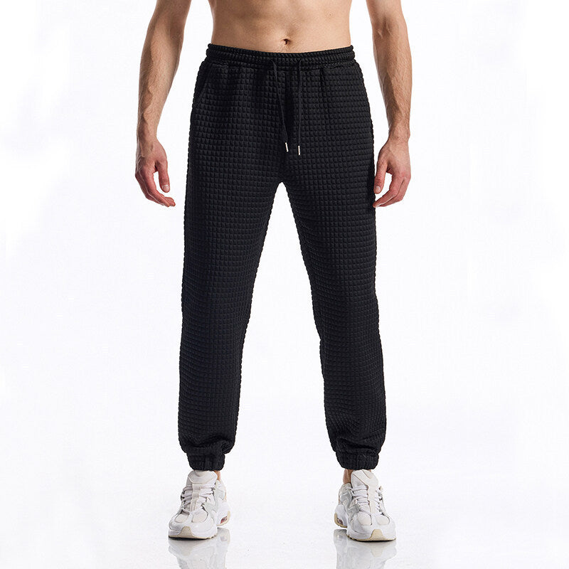 Comfortable sweatpants for men with high waist and elastic comfort Chic and Style