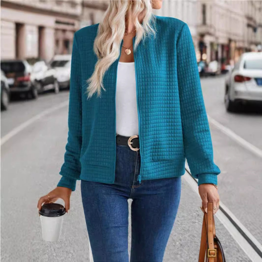 Dames doudoune avec fermeture éclair moderne Chic und Stil