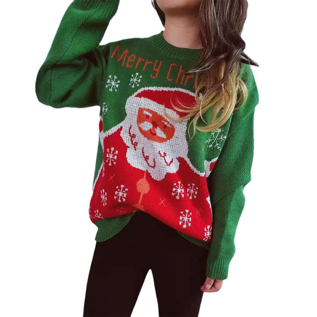 Pull de Noël pour femmes avec motif festif de Santa et coupe confortable Chic und Stil