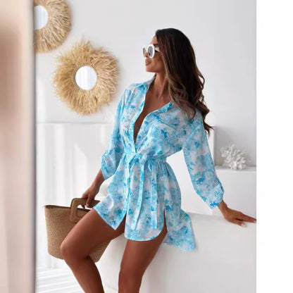 Dames robe portefeuille élégante Chic und Stil