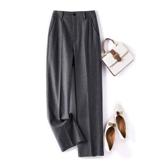 Pantalons larges taille haute pour femmes Chic und Stil 1750846333