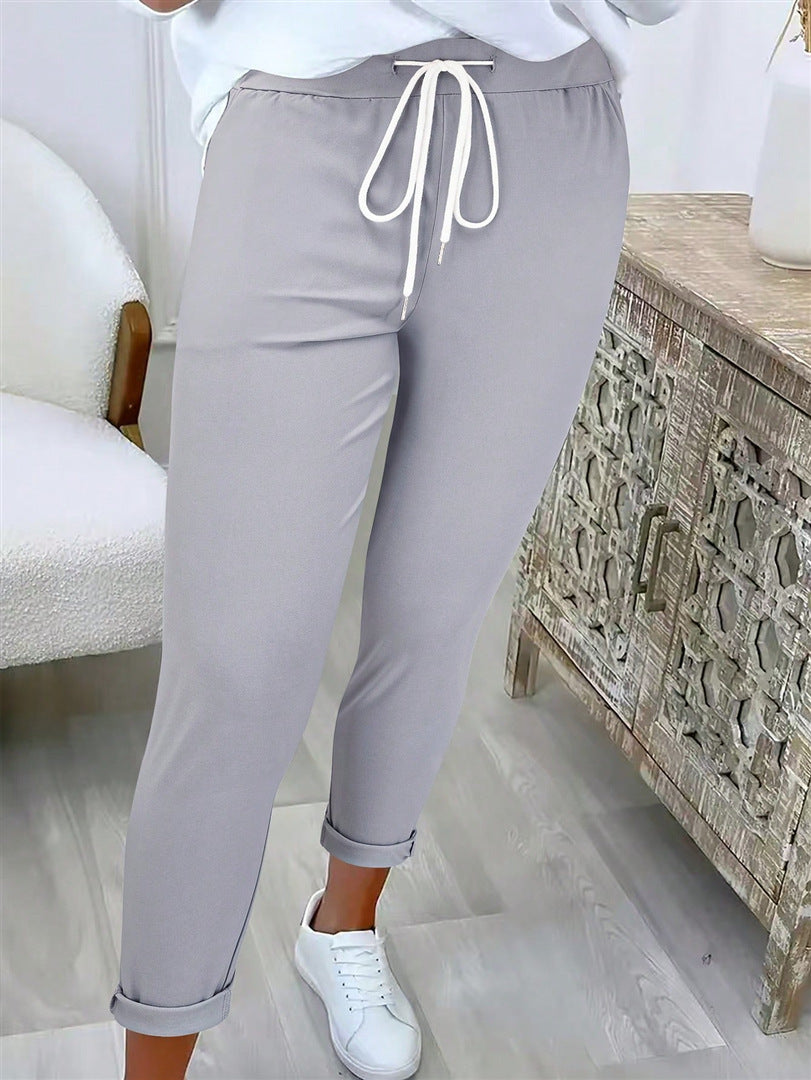 Comfortable leisure pants for women with elastic waist Chic and Style
