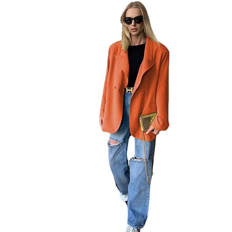 Blazer oversize décontracté pour femmes avec une coupe moderne et des détails élégants Chic und Stil