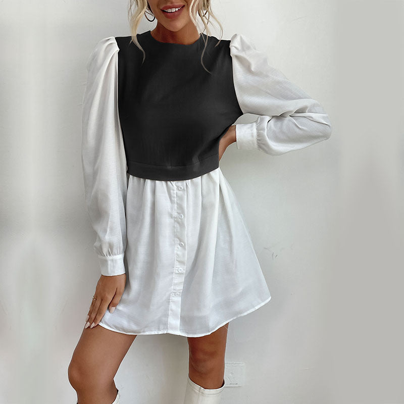 Robe ombragée à la mode pour femmes Chic und Stil