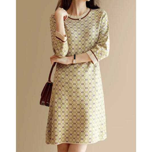 Robe décontractée à motifs pour femmes Chic und Stil