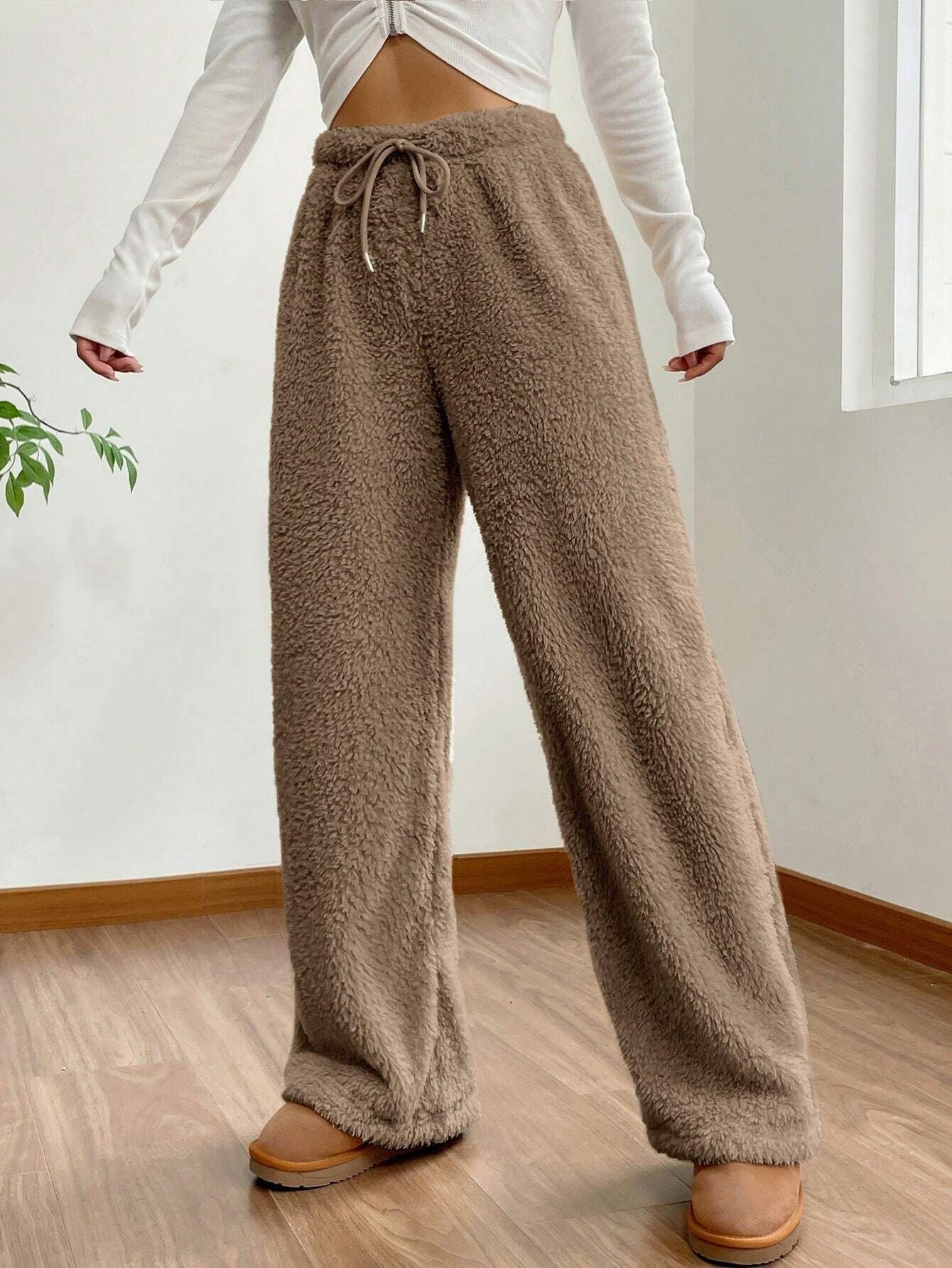 Comfortable fleece pants for women Chic and Style