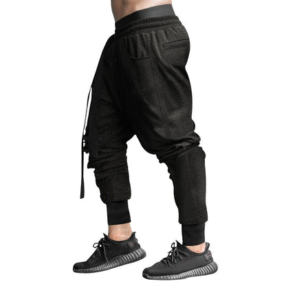Men's casual harem pants with elastic waistband and side pockets Chic and style
