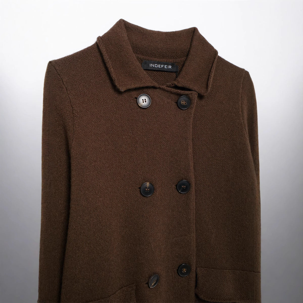 Dames classique laine veste avec grands boutons Chic und Stil