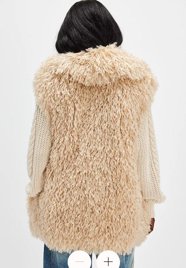 Dames gilet en fourrure Chic und Stil