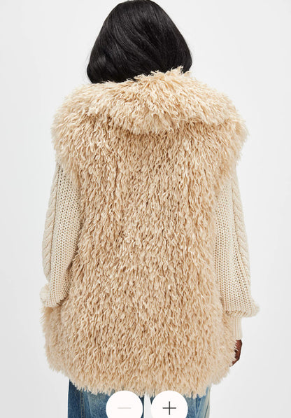 Dames gilet en fourrure Chic und Stil