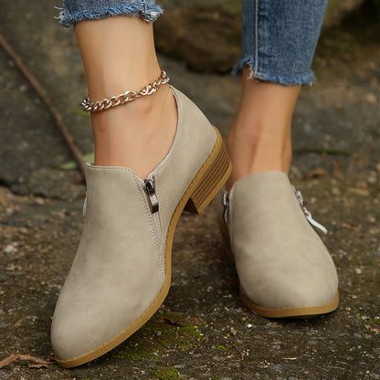 Bottines tendance pour femmes avec un design élégant de fermeture éclair Chic und Stil