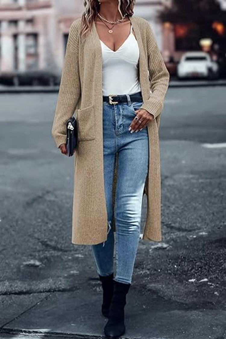 Dames Cardigan long Chic und Stil