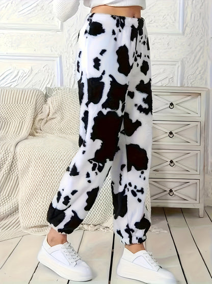 Pantalon de jogging tendance et confortable pour femmes avec motif vache Chic und Stil