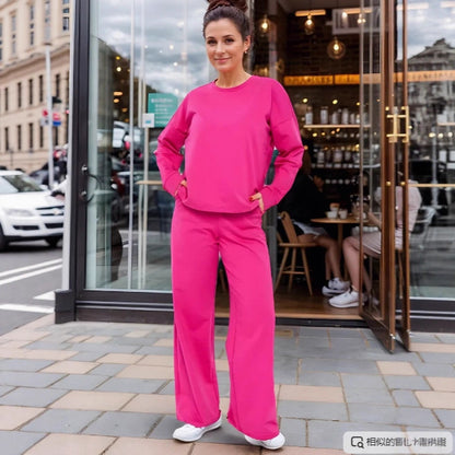 Dames Ensemble de loungewear décontracté confortable avec coupe ample Chic und Stil