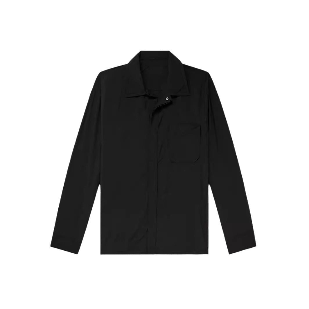 Chemise polyvalente pour hommes avec poche poitrine appliquée et col élégant Chic und Stil