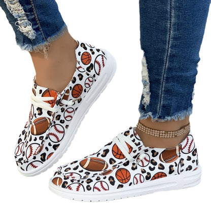 Baskets pour femmes avec design de baseball créatif Chic und Stil