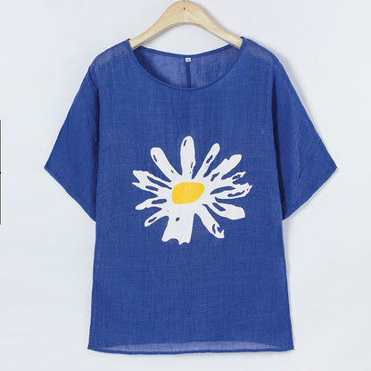 Dames Casual Graphique T-Shirt Chic und Stil