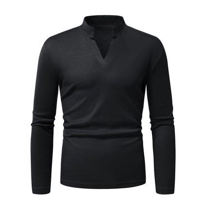 Chemise à manches longues pour hommes avec surface texturée Chic und Stil