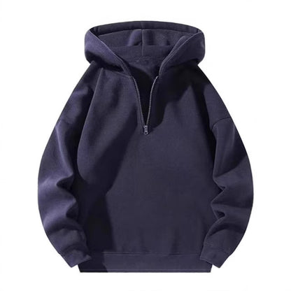 Dame Zip-Hoodie avec col montant et poches latérales Chic und Stil