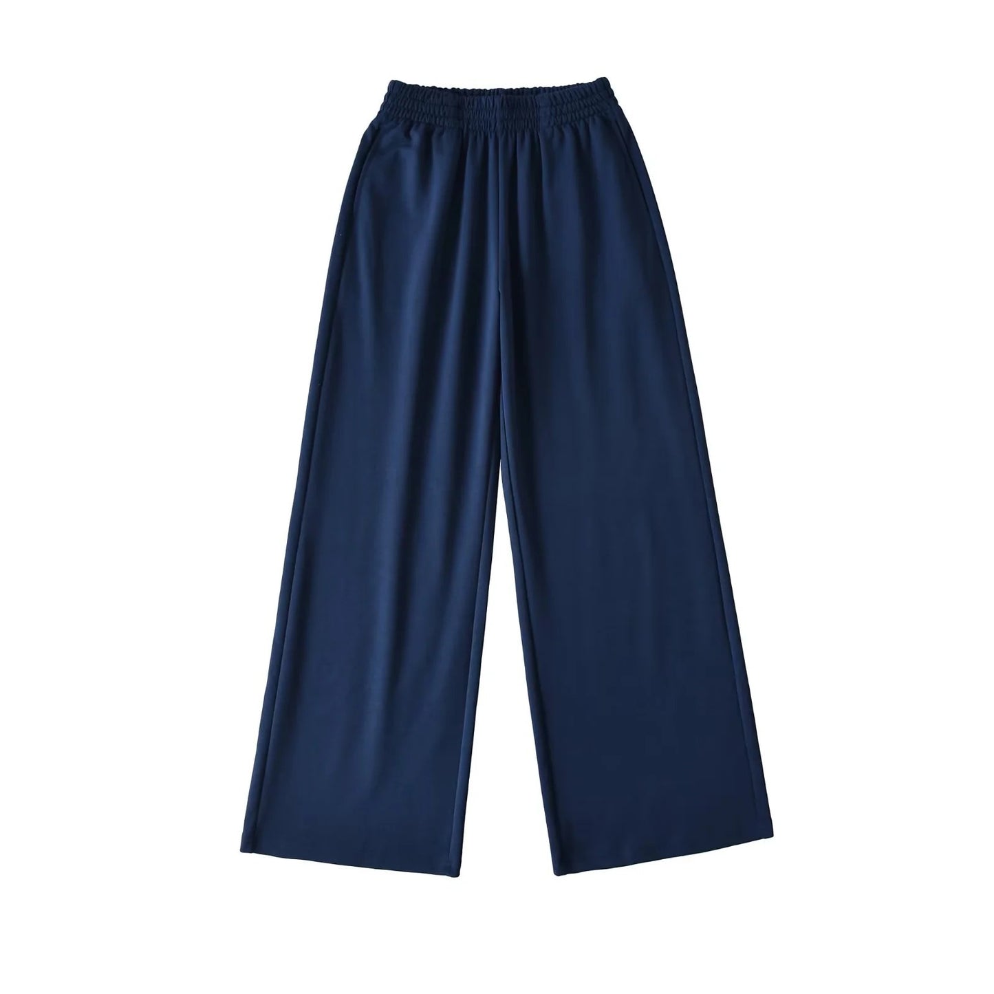 Wide jersey pants for women with elastic waist Chic und Stil