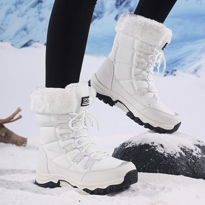 Bottes de randonnée d'hiver pour femmes avec doublure isolante et semelle profilée antidérapante Chic und Stil