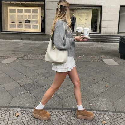 Cardigan en tricot douillet pour femmes Chic und Stil