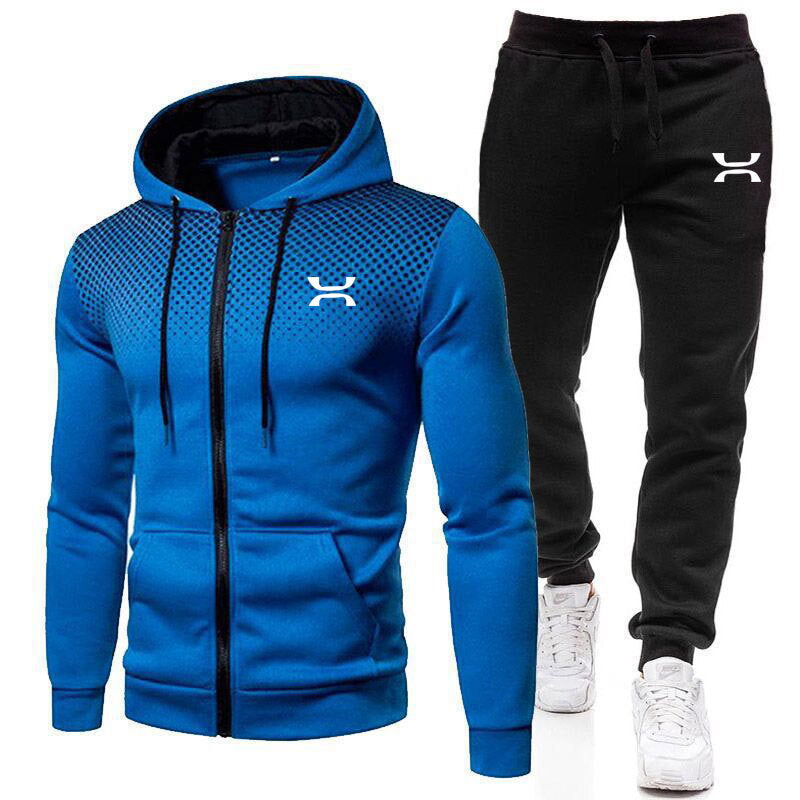 Men's Tracksuit with Breathable Hoodie and Comfortable Jogging Pants Chic und Stil
