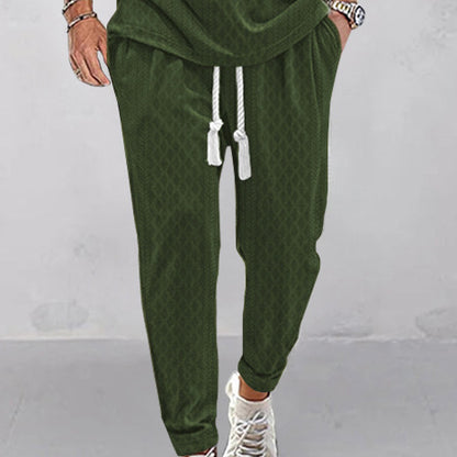 Casual sports pants for men with elastic waist and side pockets Chic und Stil