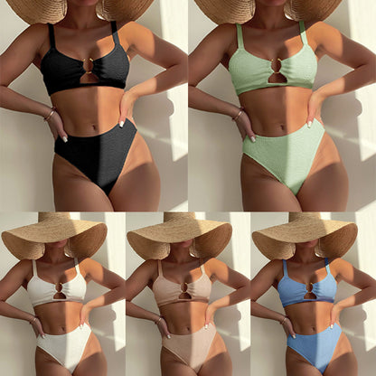 Dames ensemble bikini cut-out texturé Chic und Stil