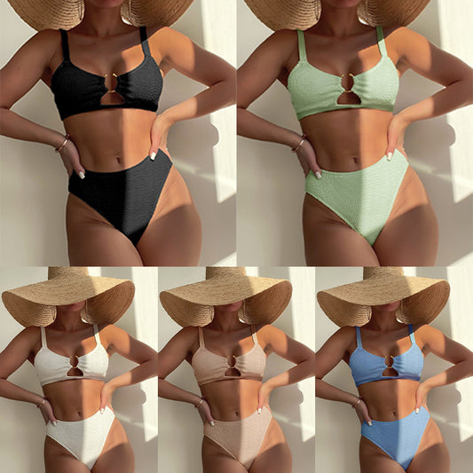 Dames ensemble bikini cut-out texturé Chic und Stil