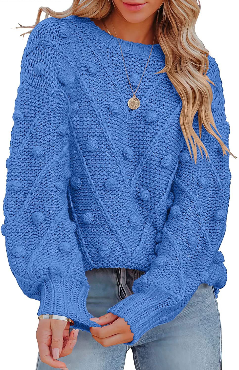 Pull en tricot stylé pour femmes avec motif 3D texturé Chic und Stil