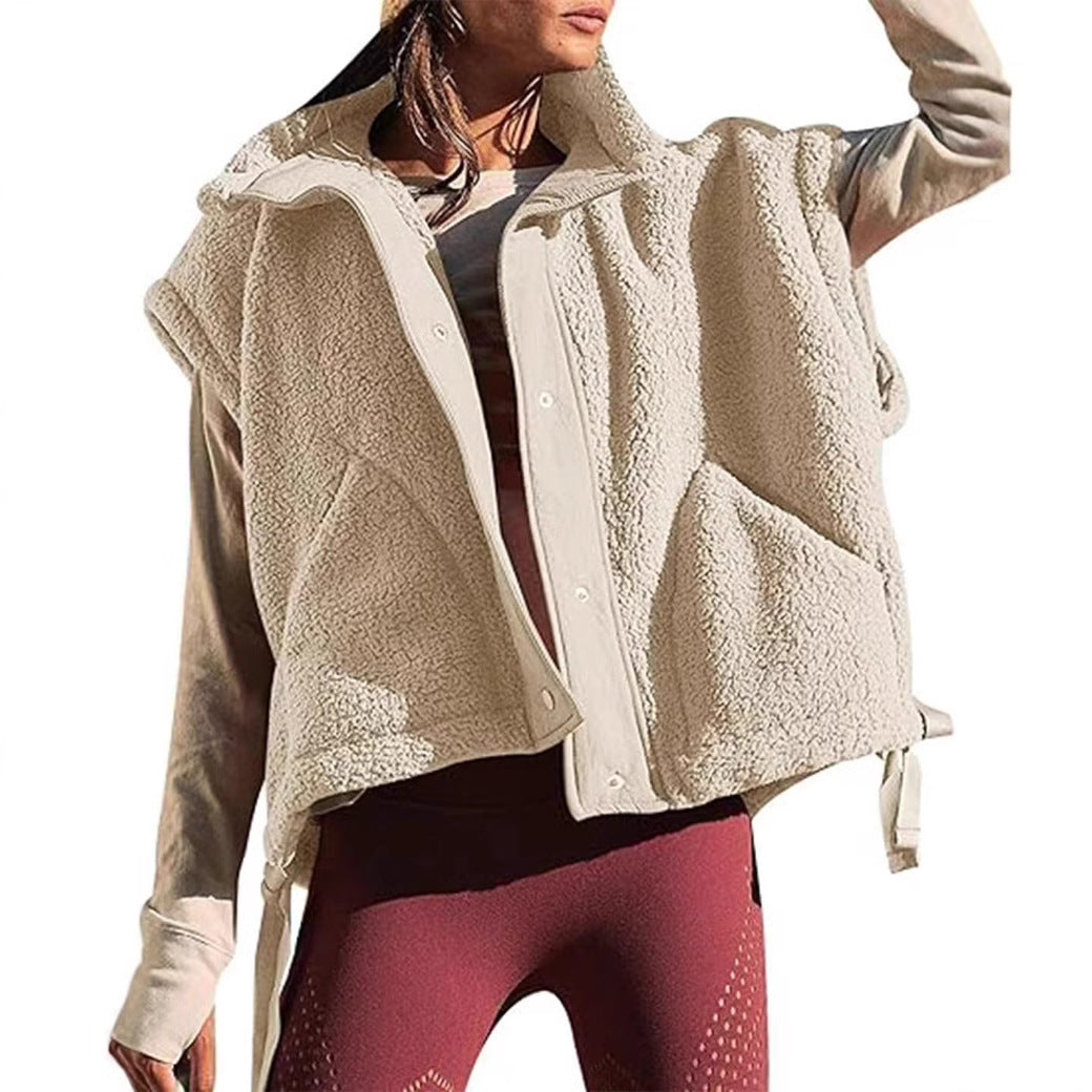 Dames gilet en fausse fourrure Chic und Stil