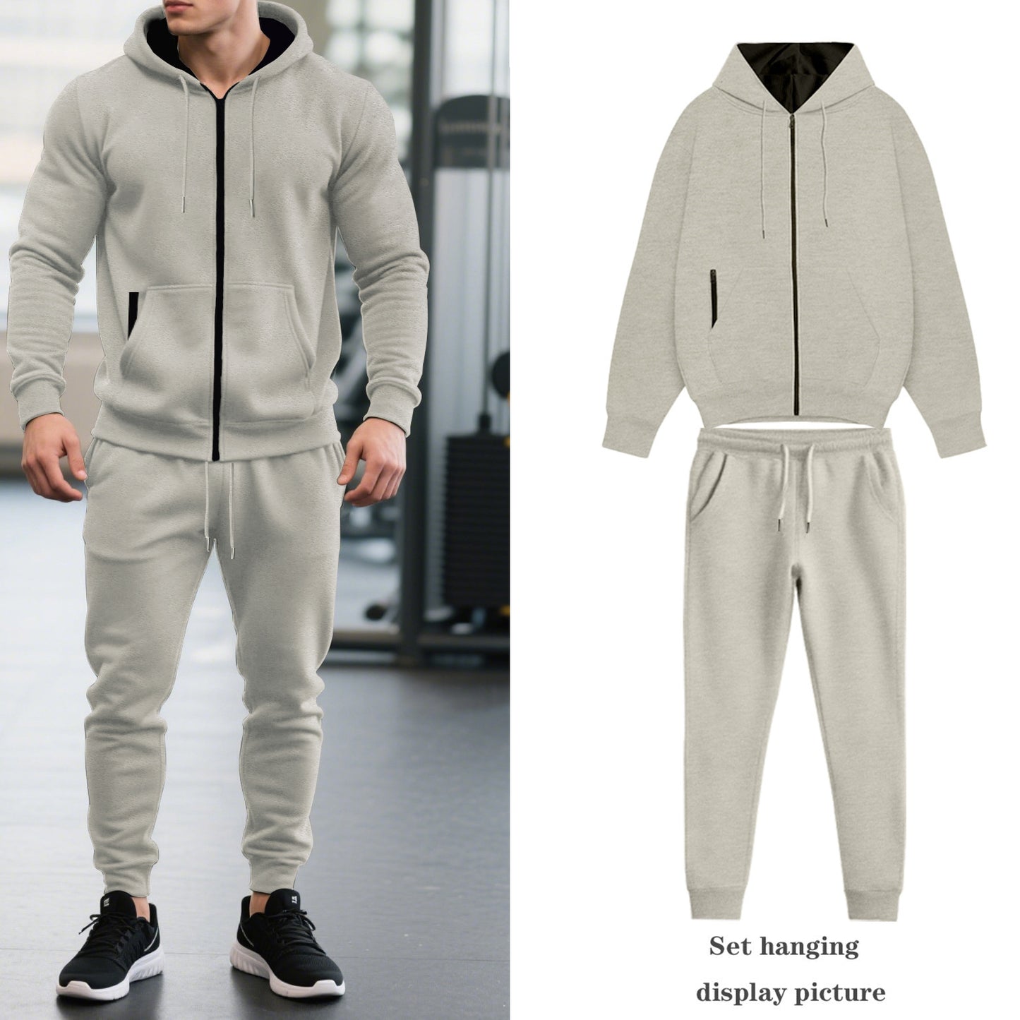 Costume de sport pour hommes avec capuche et poches pratiques Chic und Stil