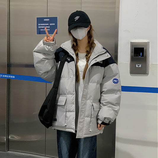 Dames isolée oversized manteau d'hiver avec poches pratiques Chic und Stil