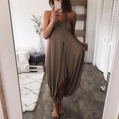 Robe maxi drapée ajustable Chic und Stil pour femmes