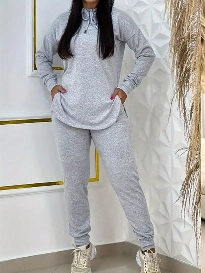 Women's sporty leisure set with hoodie and comfortable jogging pants Chic and Style
