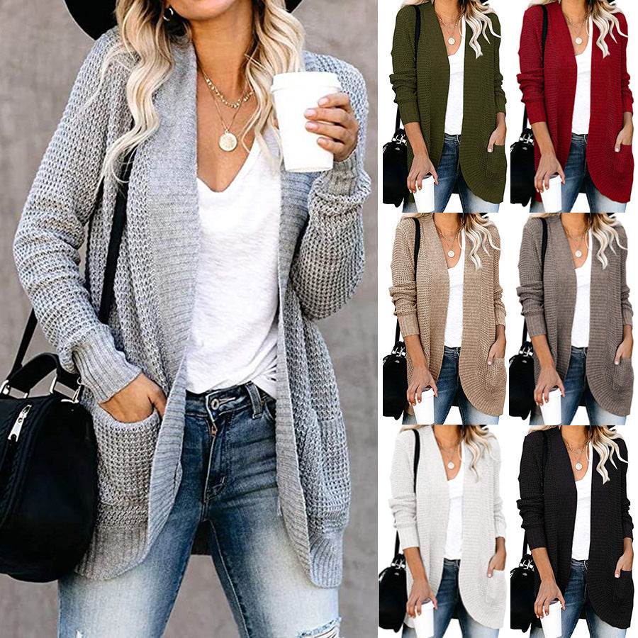 Cardigan long en tricot pour femme Chic und Stil
