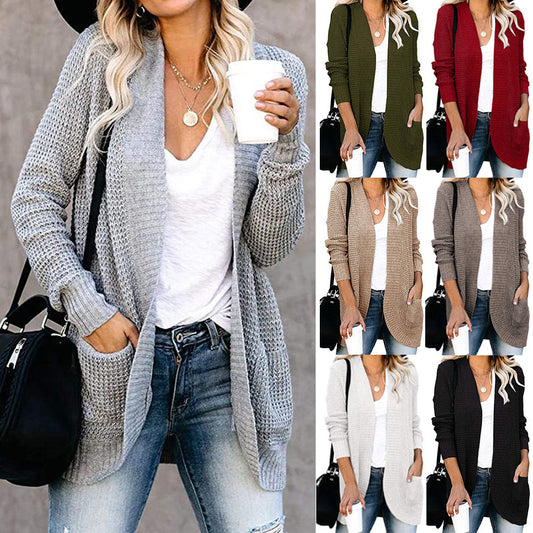 Cardigan long en tricot pour femme Chic und Stil