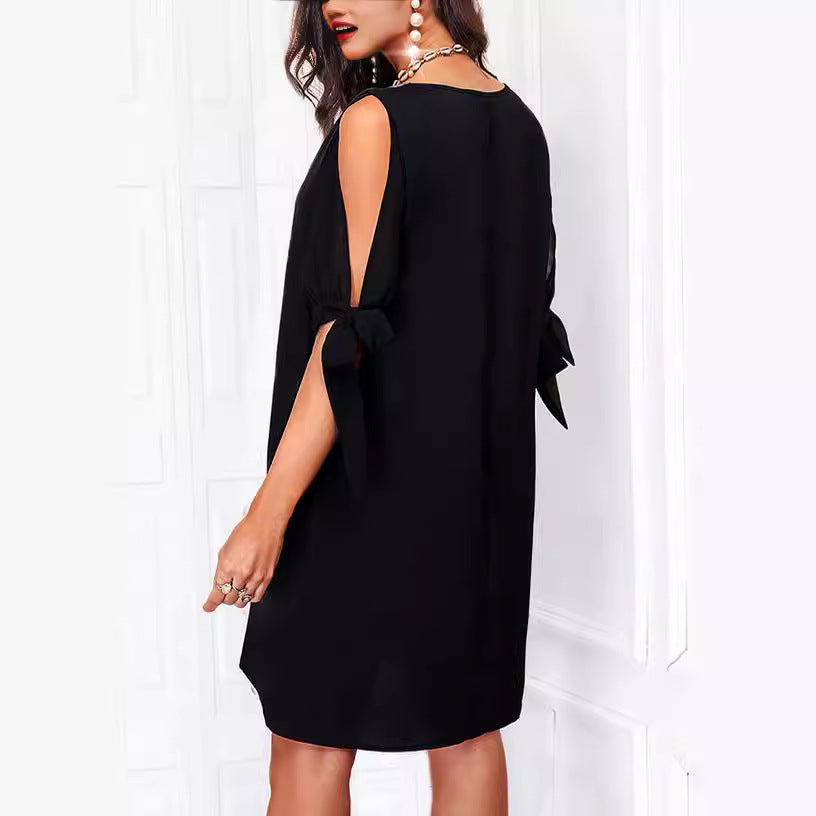 Dames élégante blouse à décolleté en V avec ornements en sequins Chic und Stil