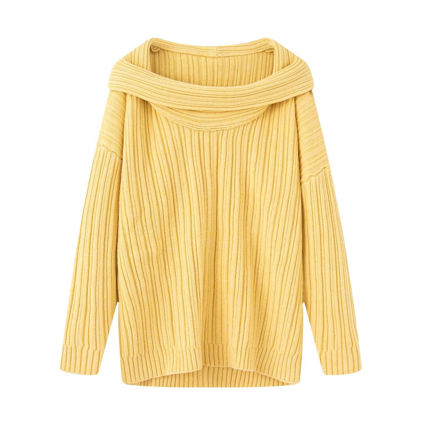 Pullover knit for women with an elegant turtleneck Chic und Stil