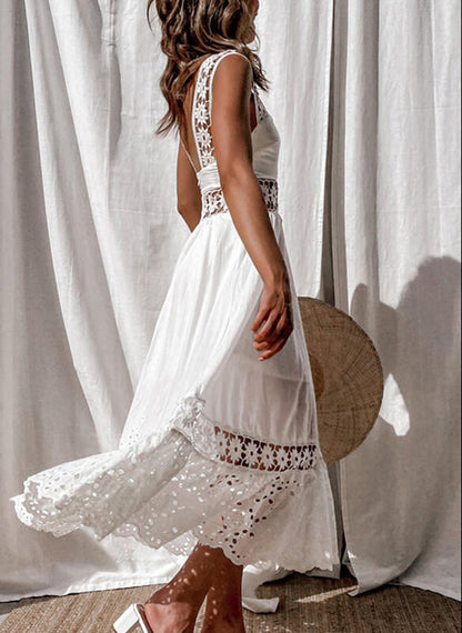 Robe de mariée pour dames avec des détails en dentelle et une jupe volumineuse Chic und Stil