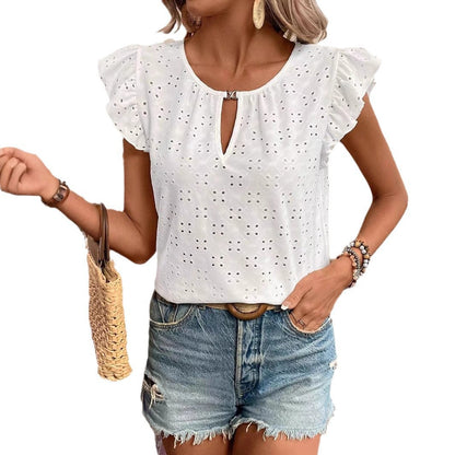 Chemisier pour femmes avec détails œillet Chic und Stil