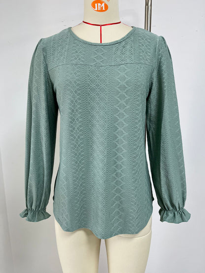 Chemisier pour femmes avec fronces et design structuré élégant Chic und Stil