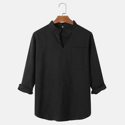 Blouse en lin décontractée pour femmes Chic und Stil