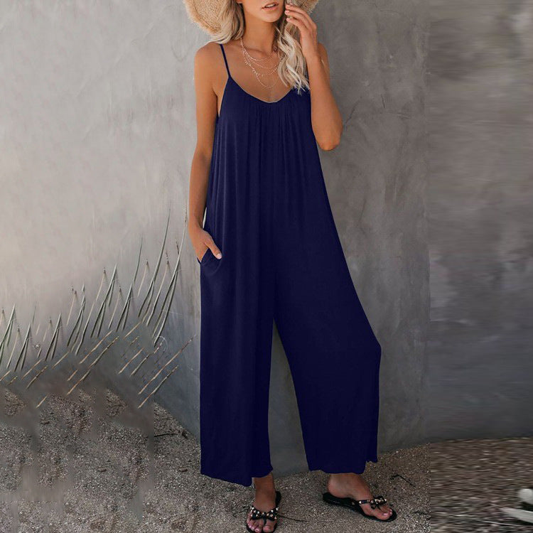 Dames Élégant Combinaison Sans Manches Chic und Stil