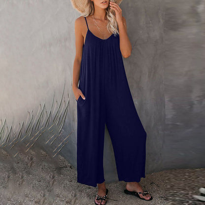 Dames Élégant Combinaison Sans Manches Chic und Stil