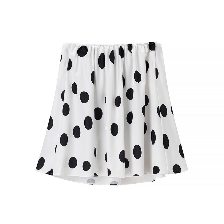 Dame culotte à pois avec taille élastique Chic und Stil