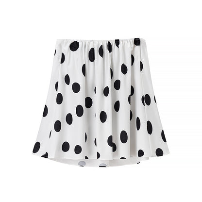 Dame culotte à pois avec taille élastique Chic und Stil